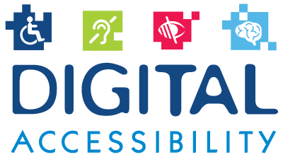 Logo representing digital accessibility